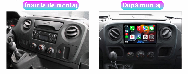 Navigatie dedicata Nissan NV400, 12GB RAM 256GB ROM, Android 13, Rezolutie 2K, Display QLED, 10", DSP, Carplay, Android Auto, Internet, Youtube, Waze, Wi Fi, USB [5]