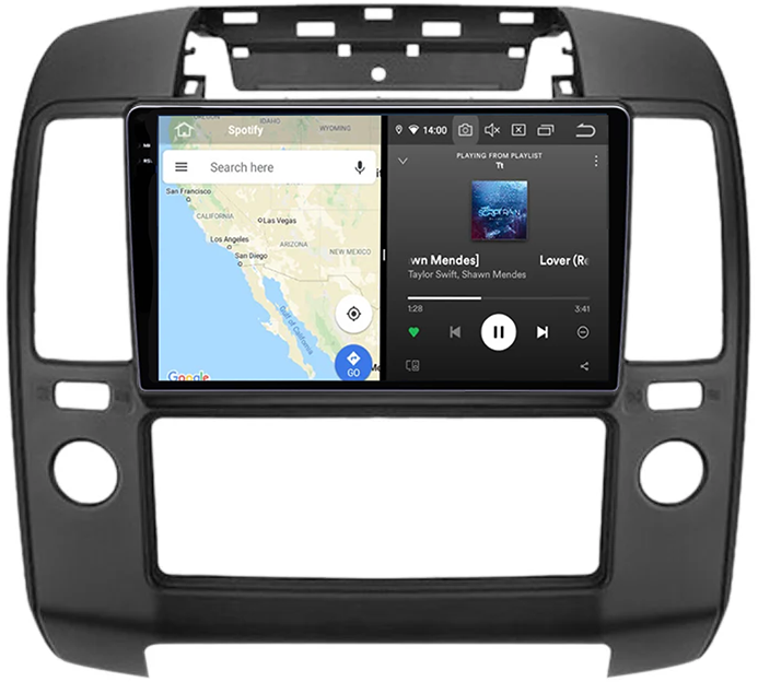 Navigatie dedicata Nissan Navara 2004-2010, 12GB RAM 256GB ROM, Android 13, Rezolutie 2K, Display QLED, 9", DSP, Carplay, Android Auto, Internet, Youtube, Waze, Wi Fi, USB [4]