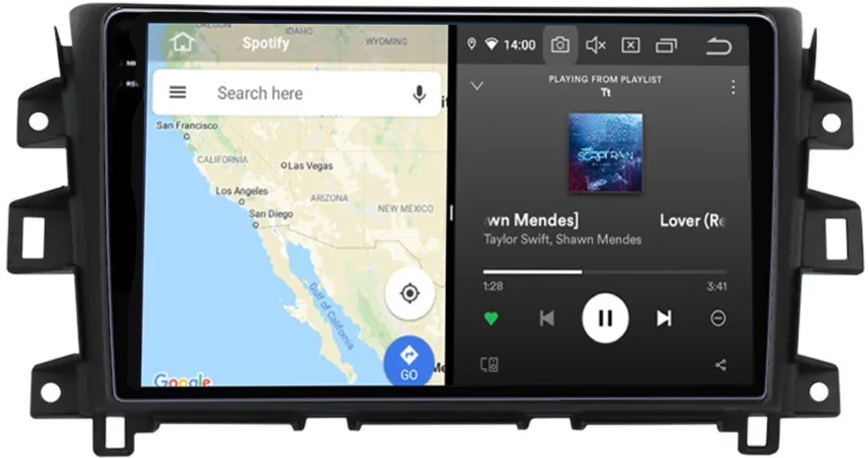 Navigatie dedicata Nissan Navara NP300 2011-2016, 12GB RAM 256GB ROM, Android 13, Rezolutie 2K, Display QLED, 9", DSP, Carplay, Android Auto, Internet, Youtube, Waze, Wi Fi, USB [4]
