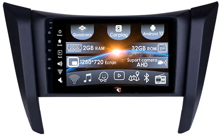 (Resigilata) Navigatie dedicata Nissan Navara NP300 Frontier 2017, 2GB RAM 32GB ROM, Quad Core, Display 9" IPS Full HD, Carplay, Android 13, Bluetooth, Magazin Play, Suport camere AHD [1]