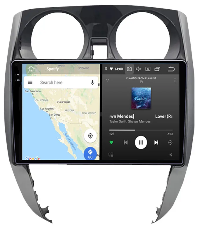 Navigatie dedicata Nissan Note 2012-2019, 12GB RAM 256GB ROM, Android 13, Rezolutie 2K, Display QLED, 9", DSP, Carplay, Android Auto, Internet, Youtube, Waze, Wi Fi, USB [4]