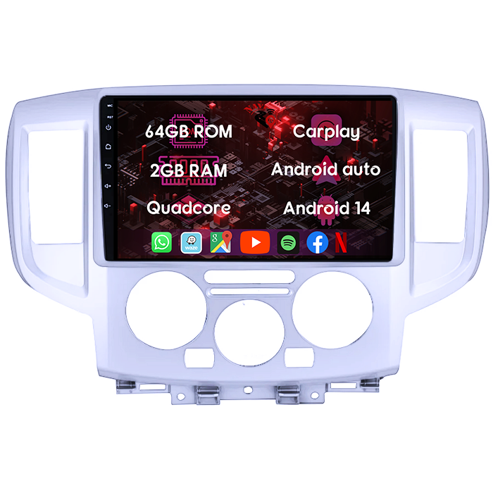 (Resigilata) Navigatie dedicata Nissan NV200 2011-2018, 2GB RAM 32GB ROM, Quad Core, Display 9" IPS Full HD, Carplay, Android 13, Bluetooth, Magazin Play, Suport camere AHD [9]