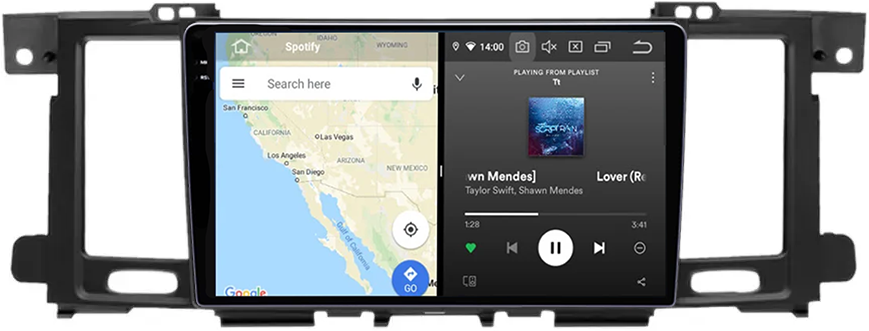 Navigatie dedicata Nissan Patrol 2010-2020, 12GB RAM 256GB ROM, Android 13, Rezolutie 2K, Display QLED, 9", DSP, Carplay, Android Auto, Internet, Youtube, Waze, Wi Fi, USB [4]