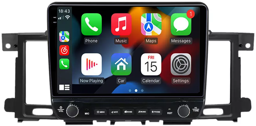 Navigatie dedicata Nissan Patrol 2012-2018, 12GB RAM 256GB ROM, Android 13, Rezolutie 2K, Display QLED, 9", DSP, Carplay, Android Auto, Internet, Youtube, Waze, Wi Fi, USB [3]