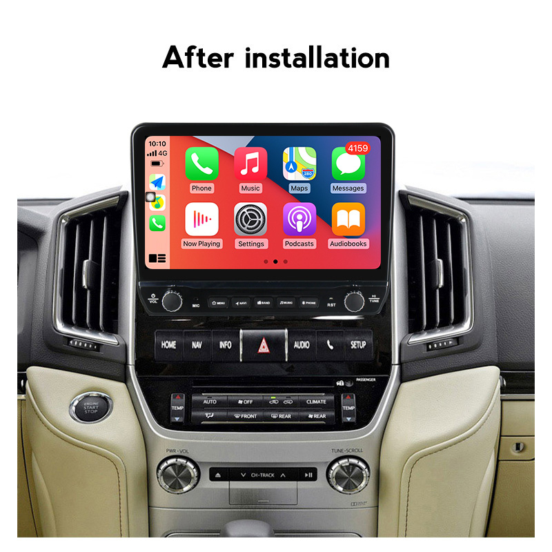 Navigatie dedicata Land Cruiser 200 2015-2018 cu butoane rotative model 2024, 9 Inch, 2GB RAM 32GB ROM, Quadcore, Android 13, WiFi, Bluetooth, Magazin Play [3]
