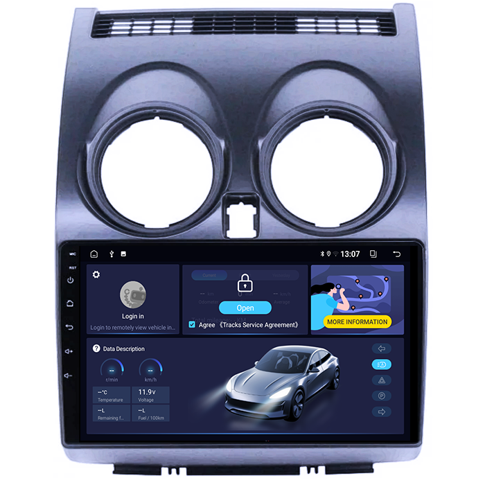 (Resigilata) Navigatie dedicata Nissan Qashqai 2006-2013, 2GB RAM 32GB ROM, Quad Core, Display 9" IPS Full HD, Carplay, Android 13, Bluetooth, Magazin Play, Suport camere AHD [6]