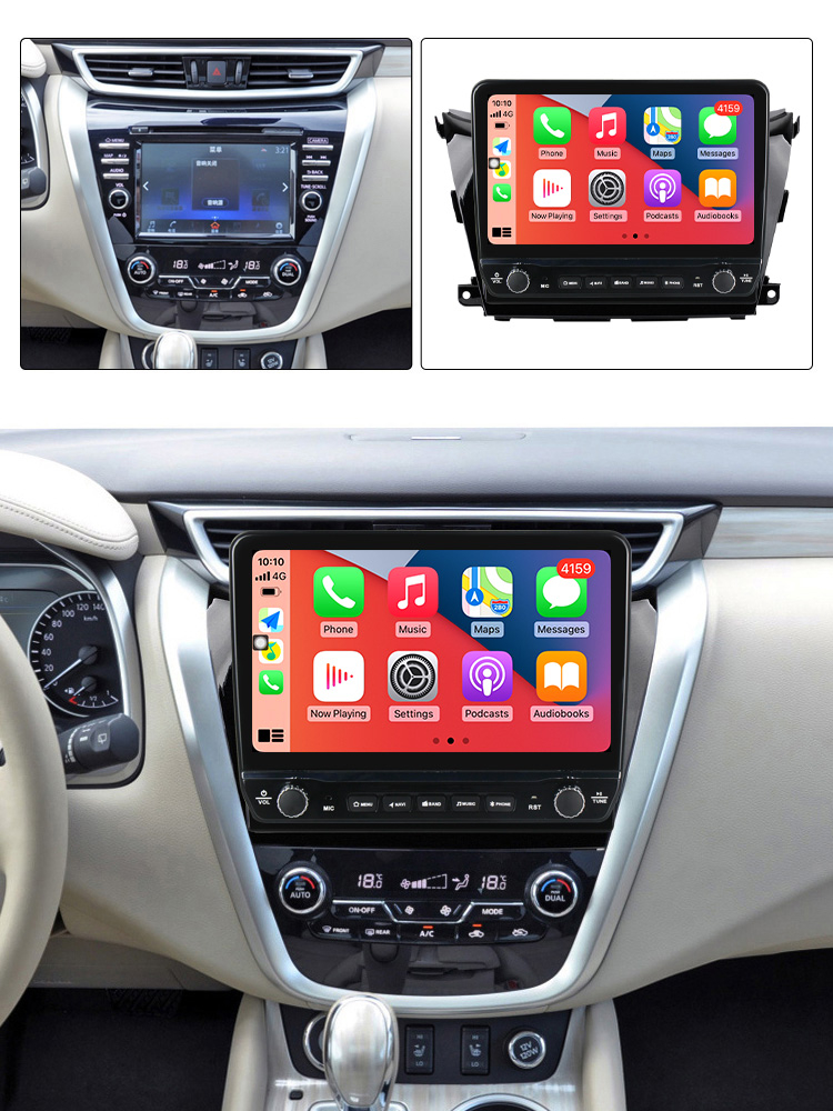 Navigatie dedicata Murano 2014-2020 cu butoane rotative model 2024, 10 Inch, 2GB RAM 32GB ROM, Quadcore, Android 13, WiFi, Bluetooth, Magazin Play [5]