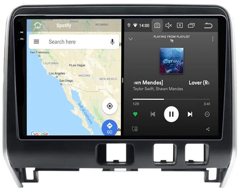 Navigatie dedicata Nissan Serena 2016-2018 , 12GB RAM 256GB ROM, Android 13, Rezolutie 2K, Display QLED, 10", DSP, Carplay, Android Auto, Internet, Youtube, Waze, Wi Fi, USB [5]