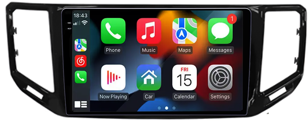 Navigatie dedicata VW Atlas 2017+, 12GB RAM 256GB ROM, Android 14, Rezolutie 2K, Display QLED, 9", DSP, Carplay, Android Auto, Internet, Youtube, Waze, Wi Fi, USB [3]