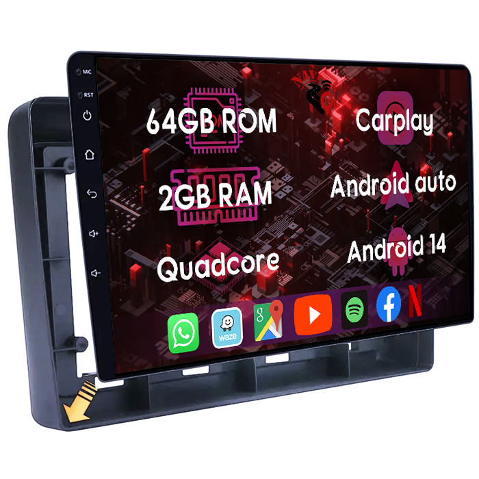 (Resigilata) Navigatie dedicata Nissan X-Trail 2000-2007, 2GB RAM 32GB ROM, Quad Core, Display 10" IPS Full HD, Carplay, Android 13, Bluetooth, Magazin Play, Suport camere AHD [8]