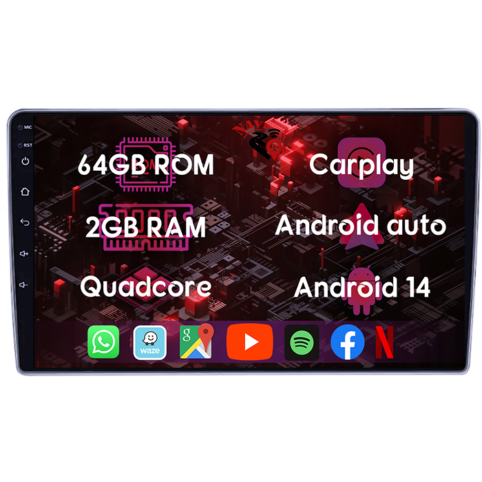 (Resigilata) Navigatie dedicata Nissan X-Trail 2000-2007, 2GB RAM 32GB ROM, Quad Core, Display 10" IPS Full HD, Carplay, Android 13, Bluetooth, Magazin Play, Suport camere AHD [11]