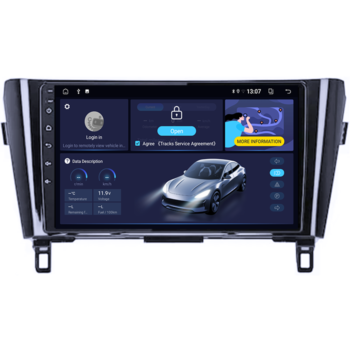 (Resigilata) Navigatie dedicata Nissan X-Trail, Qashqai 2013-2018, 2GB RAM 32GB ROM, Quad Core, Display 10.1" IPS Full HD, Carplay, Android 13, Bluetooth, Magazin Play, Suport camere AHD [5]