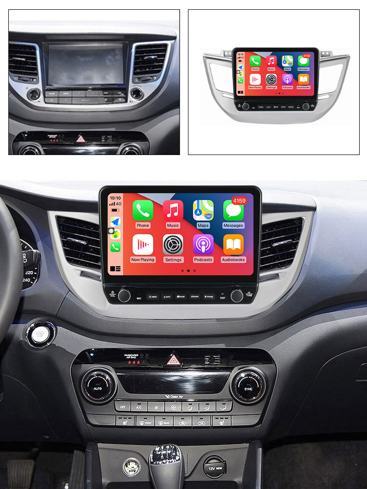 Navigatie dedicata Tucson 2014-2018 cu butoane rotative model 2024, 9 Inch, 2GB RAM 32GB ROM, Quadcore, Android 13, WiFi, Bluetooth, Magazin Play [4]