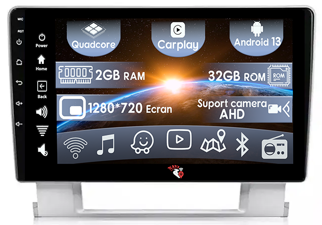 (Resigilata) Navigatie dedicata Opel Astra J 2009-2015, 2GB RAM 32GB ROM, Quad Core, Display 9" IPS Full HD, Carplay, Android 13, Bluetooth, Magazin Play, Suport camere AHD [1]