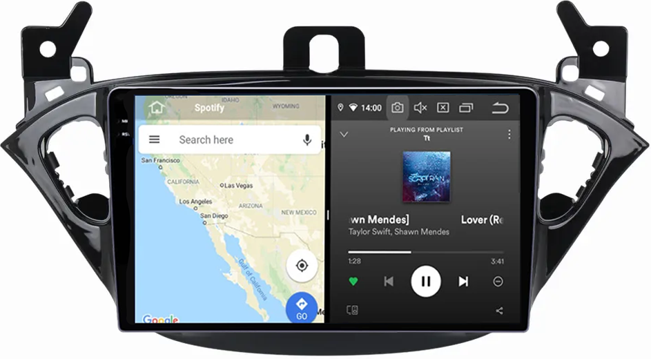 Navigatie dedicata Opel Corsa 2014-2019, 12GB RAM 256GB ROM, Android 13, Rezolutie 2K, Display QLED, 9", DSP, Carplay, Android Auto, Internet, Youtube, Waze, Wi Fi, USB [4]