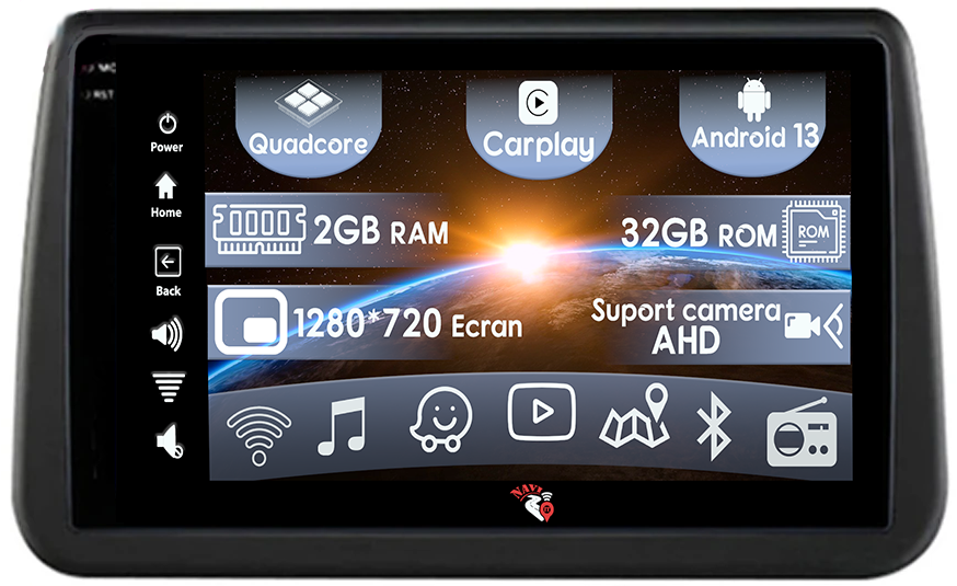 (Resigilata) Navigatie dedicata Opel Meriva 2010-2014, 2GB RAM 32GB ROM, Quad Core, Display 9" IPS Full HD, Carplay, Android 13, Bluetooth, Magazin Play, Suport camere AHD [1]
