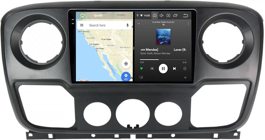 Navigatie dedicata Opel Movano, Renault Master 2020-2021, 12GB RAM 256GB ROM, Android 13, Rezolutie 2K, Display QLED, 10", DSP, Carplay, Android Auto, Internet, Youtube, Waze, Wi Fi, USB [4]