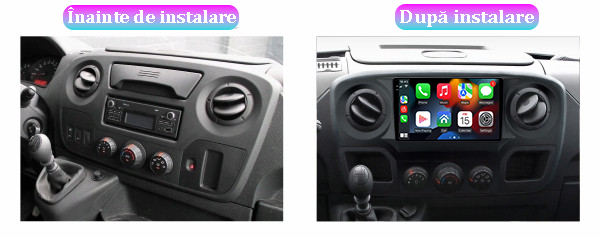 Navigatie dedicata Opel Movano, Renault Master 2020-2021, 12GB RAM 256GB ROM, Android 13, Rezolutie 2K, Display QLED, 10", DSP, Carplay, Android Auto, Internet, Youtube, Waze, Wi Fi, USB [5]