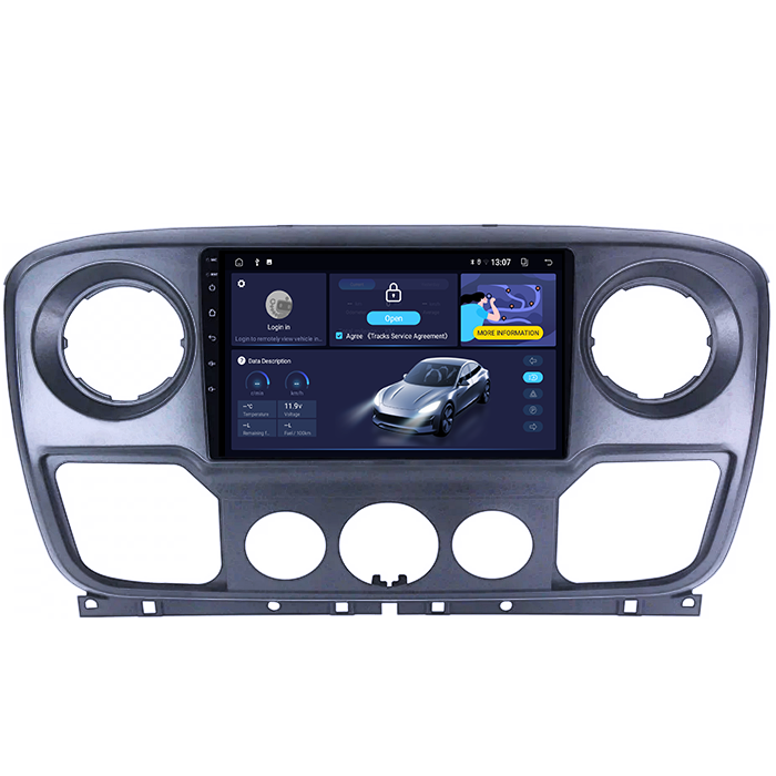 Navigatie dedicata Opel Movano, Renault Master 2020-2021, 4GB RAM 64GB ROM, Octacore, Android 14, Display QLED 9", DSP, Carplay&Android Auto, SIM 4G, Ventilator Activ [6]