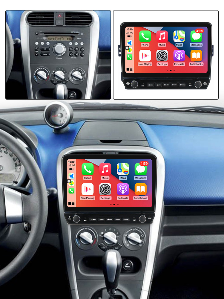 Navigatie dedicata Agila, Suzuki Splash, Ritz cu butoane rotative model 2024, 9 Inch, 2GB RAM 32GB ROM, Quadcore, Android 13, WiFi, Bluetooth, Magazin Play [4]