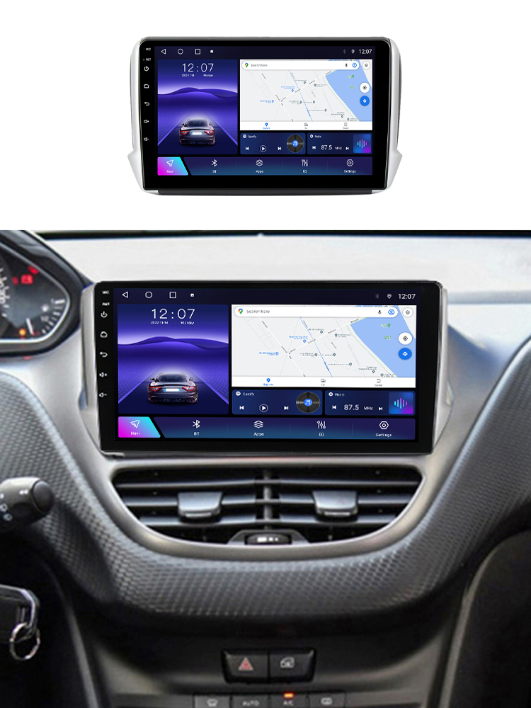 Navigatie dedicata Peugeot 2008 2013-2020, 4 GB RAM 32 ROM, Android 13, Display QLED, 10", DSP, Carplay, Android Auto, Internet, Youtube , Waze , WI-FI , USB , Bluetooth [7]