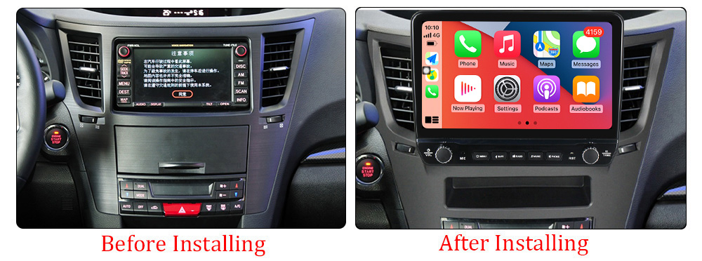 Navigatie dedicata Legacy Outback 2009-2014 cu butoane rotative model 2024, 9 Inch, 2GB RAM 32GB ROM, Quadcore, Android 13, WiFi, Bluetooth, Magazin Play [5]
