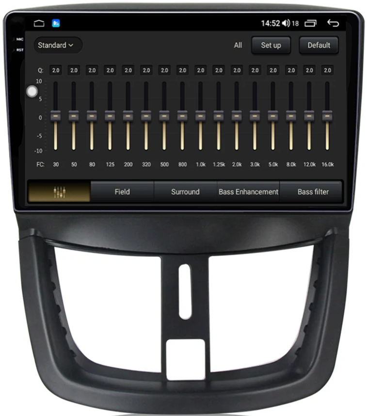 Navigatie dedicata Peugeot 207 ( 2006 - 2015 ), 12GB RAM 256GB ROM, Android 13, Rezolutie 2K, Display QLED, 9", DSP, Carplay, Android Auto, Internet, Youtube, Waze, Wi Fi, USB [3]