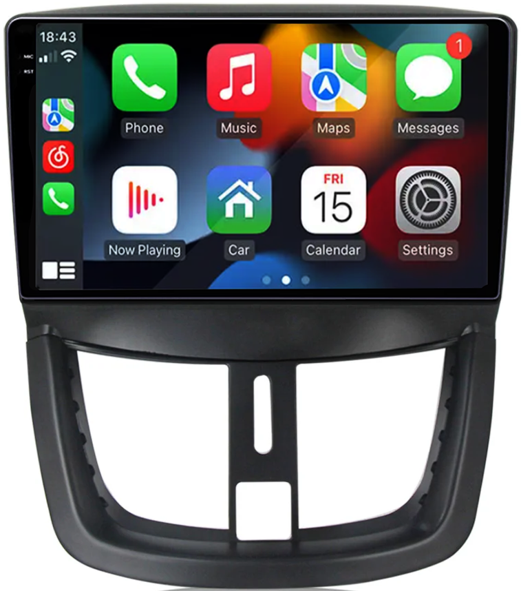 Navigatie dedicata Peugeot 207 2006-2015, 12GB RAM 256GB ROM, Android 13, Rezolutie 2K, Display QLED, 9", DSP, Carplay, Android Auto, Internet, Youtube, Waze, Wi Fi, USB [2]
