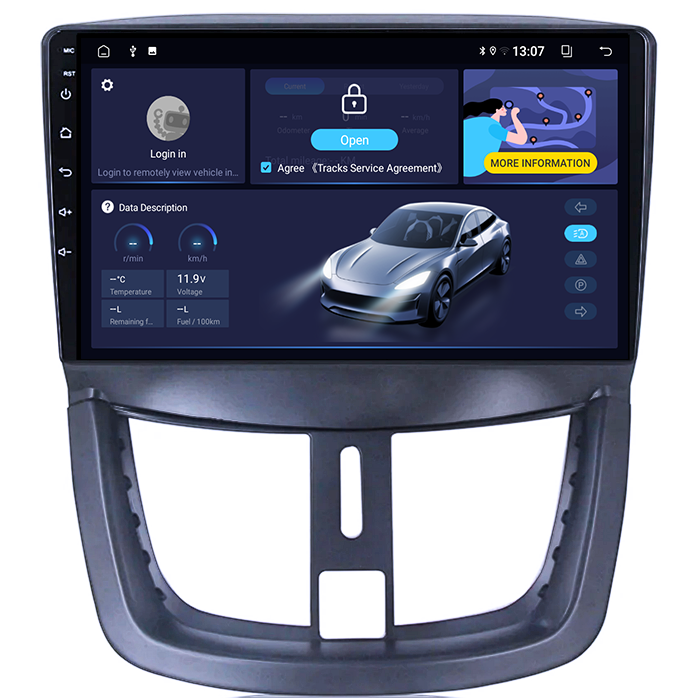 (Resigilata) Navigatie dedicata Peugeot 207 2006-2015, 2GB RAM 32GB ROM, Quad Core, Display 9" IPS Full HD, Carplay, Android 13, Bluetooth, Magazin Play, Suport camere AHD [9]