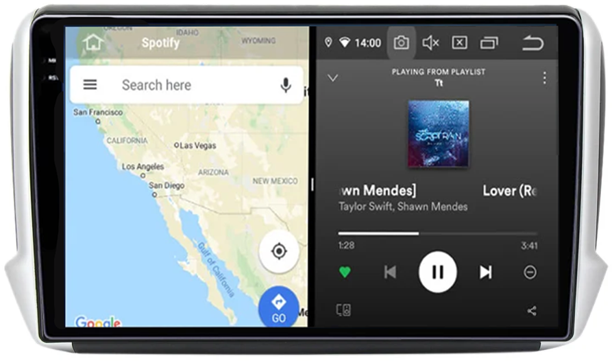 Navigatie dedicata Peugeot 208 / 2008 ( 2012 - 2020 ), 12GB RAM 256GB ROM, Android 13, Rezolutie 2K, Display QLED, 9", DSP, Carplay, Android Auto, Internet, Youtube, Waze, Wi Fi, [4]