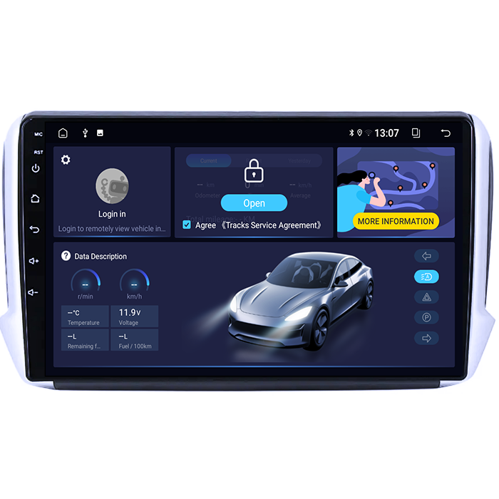 (Resigilata) Navigatie dedicata Peugeot 208 / 2008 ( 2012 - 2020 ), 2GB RAM 32GB ROM, Quad Core, Display 9" IPS Full HD, Carplay, Android 13, Bluetooth, Magazin Play, Suport camere AHD [11]