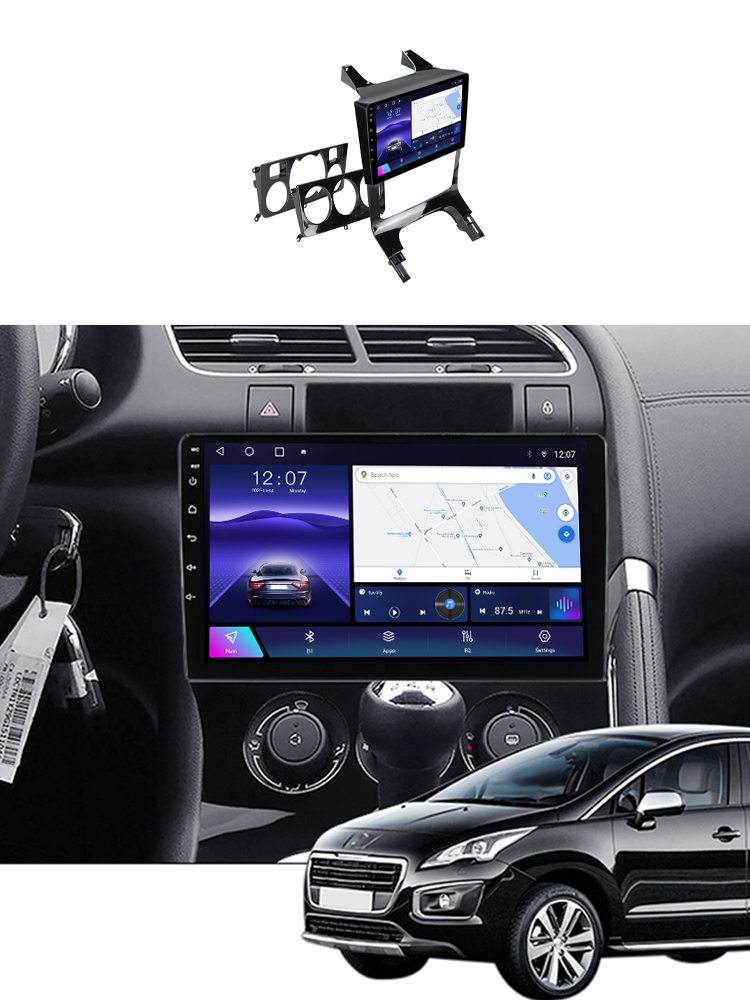 (Resigilata) Navigatie dedicata Peugeot 3008/5008 2009-2016, 2GB RAM 32GB ROM, Quad Core, Display 9" IPS Full HD, Carplay&Android Auto, Android 14, Suport camere AHD [5]
