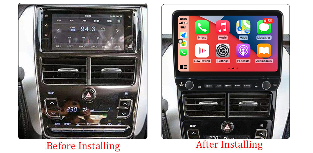 Navigatie dedicata Vios 2018-2019 cu butoane rotative model 2024, 9 Inch, 2GB RAM 32GB ROM, Quadcore, Android 13, WiFi, Bluetooth, Magazin Play [8]