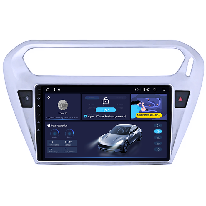 (Resigilata) Navigatie Peugeot 301 2013-2016, C-Elysee 2012+, 2GB RAM 32GB ROM, Quad Core, Display 9" IPS Full HD, Carplay, Android 13, Bluetooth, Magazin Play, Suport camere AHD [2]
