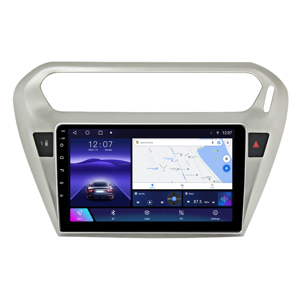Navigatie dedicata Peugeot 301 2013-2016, 4GB RAM 32GB ROM, Android 13, Display 9 " , Internet ,Aplicatii , Waze , WI-FI , USB , Bluetooth , Mirrorlink [2]