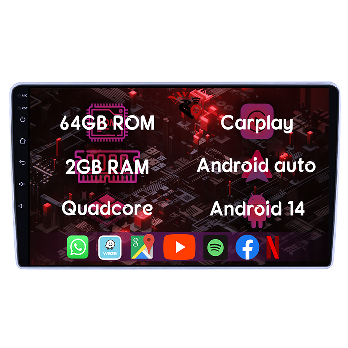 (Resigilata) Navigatie dedicata Peugeot 307 2001-2008, 2GB RAM 32GB ROM, Android 13, Display 9" Full HD, Internet ,Aplicatii , Waze , WI-FI , USB , Bluetooth , Mirrorlink, Suport camere Full AHD [9]