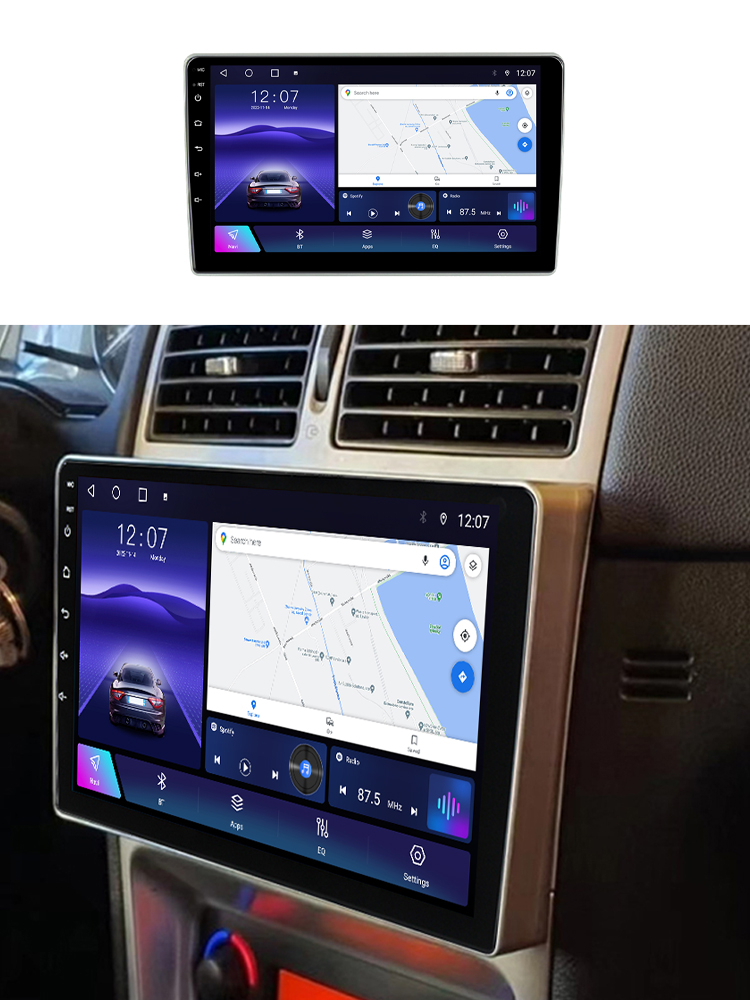 Navigatie dedicata Peugeot 307 2001-2008, 4GB RAM 64GB ROM, Octacore, Android 13, Display QLED 9", DSP, Carplay, Android Auto, Internet, Youtube, Waze, WIFI, Bluetooth [6]