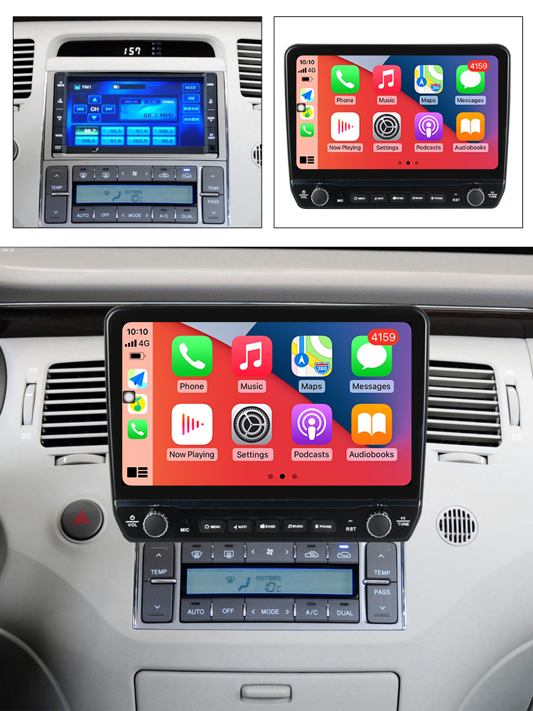 Navigatie dedicata AZERA 2006-2010 cu butoane rotative model 2024, 9 Inch, 2GB RAM 32GB ROM, Quadcore, Android 13, WiFi, Bluetooth, Magazin Play [4]