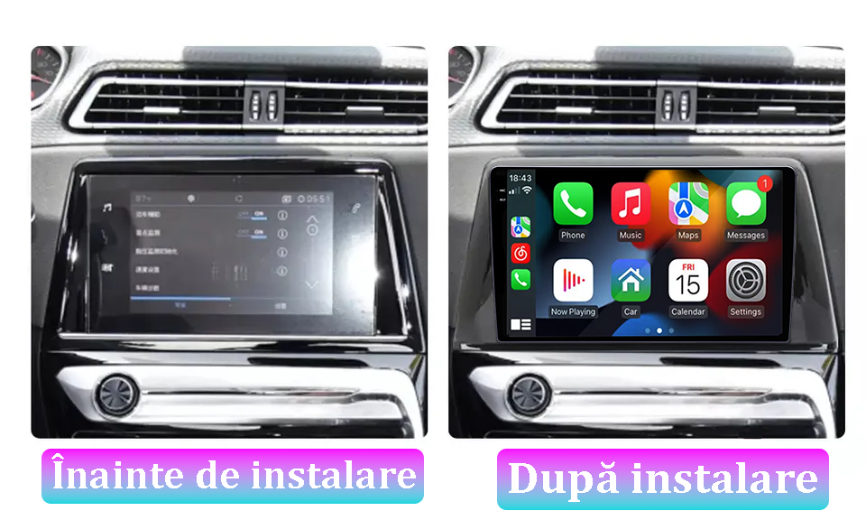 Navigatie dedicata Peugeot 308 2016+, 12GB RAM 256GB ROM, Android 13, Rezolutie 2K, Display QLED, 10", DSP, Carplay, Android Auto, Internet, Youtube, Waze, Wi Fi, USB [5]
