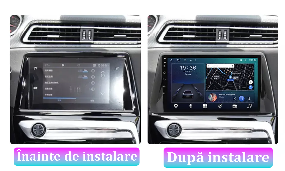 Navigatie dedicata Peugeot 308 2016+, 4GB RAM 64GB ROM, Octacore, Android 13, Display QLED 10", DSP, Carplay, Android Auto, Internet, Youtube, Waze, WIFI, Bluetooth [4]
