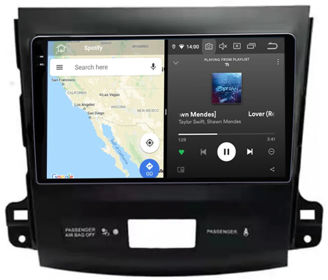 Navigatie dedicata Peugeot 4007 ( 2007 - 2012 ), 12GB RAM 256GB ROM, Android 13, Rezolutie 2K, Display QLED, 9", DSP, Carplay, Android Auto, Internet, Youtube, Waze, Wi Fi, USB [4]