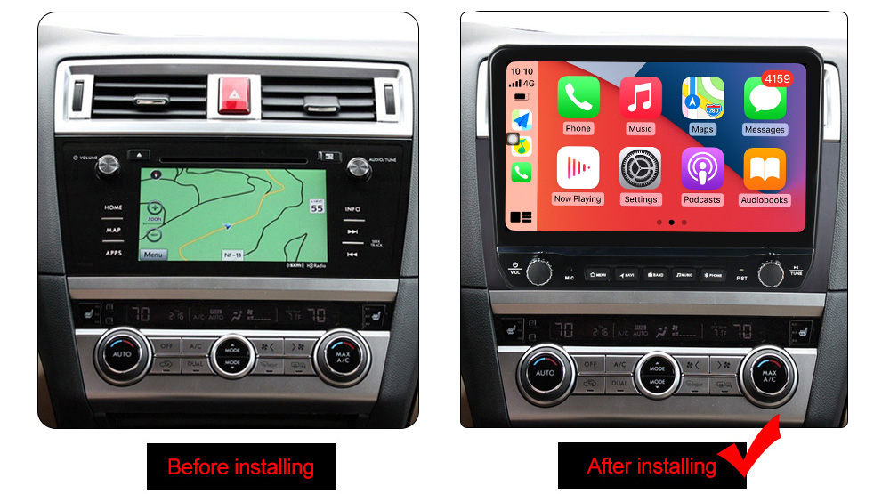 Navigatie dedicata Legacy Outback 2015-2018 cu butoane rotative model 2024, 9 Inch, 2GB RAM 32GB ROM, Quadcore, Android 13, WiFi, Bluetooth, Magazin Play [5]