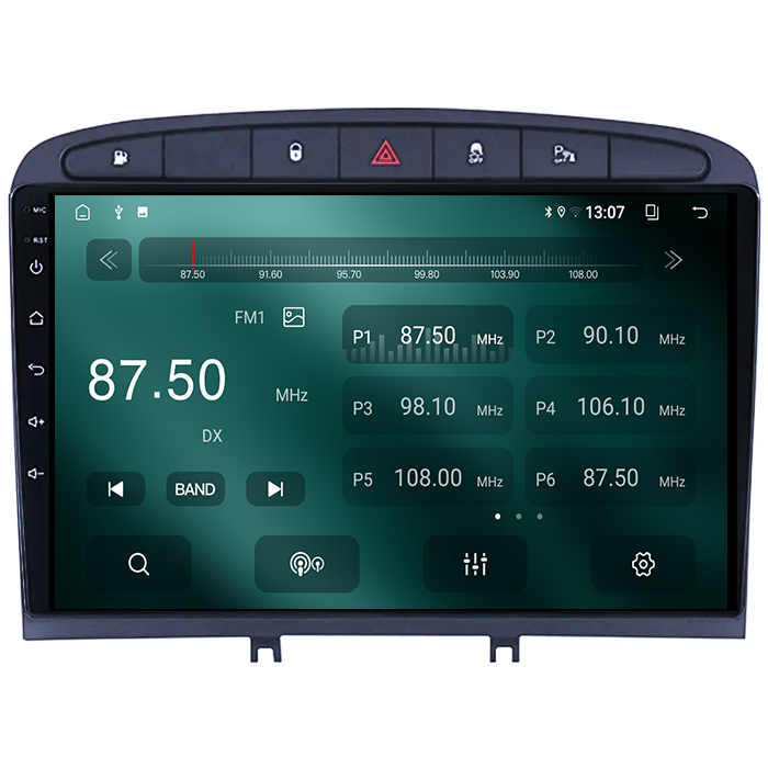 (Resigilata) Navigatie dedicata Peugeot 408 2008-2020, black, Android 13, Wireless Carplay si Android auto 2GB RAM 32 ROM, Display IPS 9" Full HD, Suport camere Full HD [4]