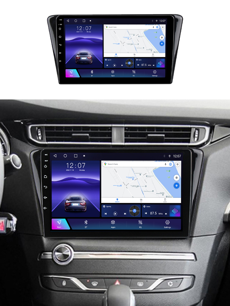 Navigatie dedicata Peugeot 408 2014-2018, 4 GB RAM 32 ROM, Android 13, Display QLED, 10", DSP, Carplay, Android Auto, Internet, Youtube , Waze , WI-FI , USB , Bluetooth [8]