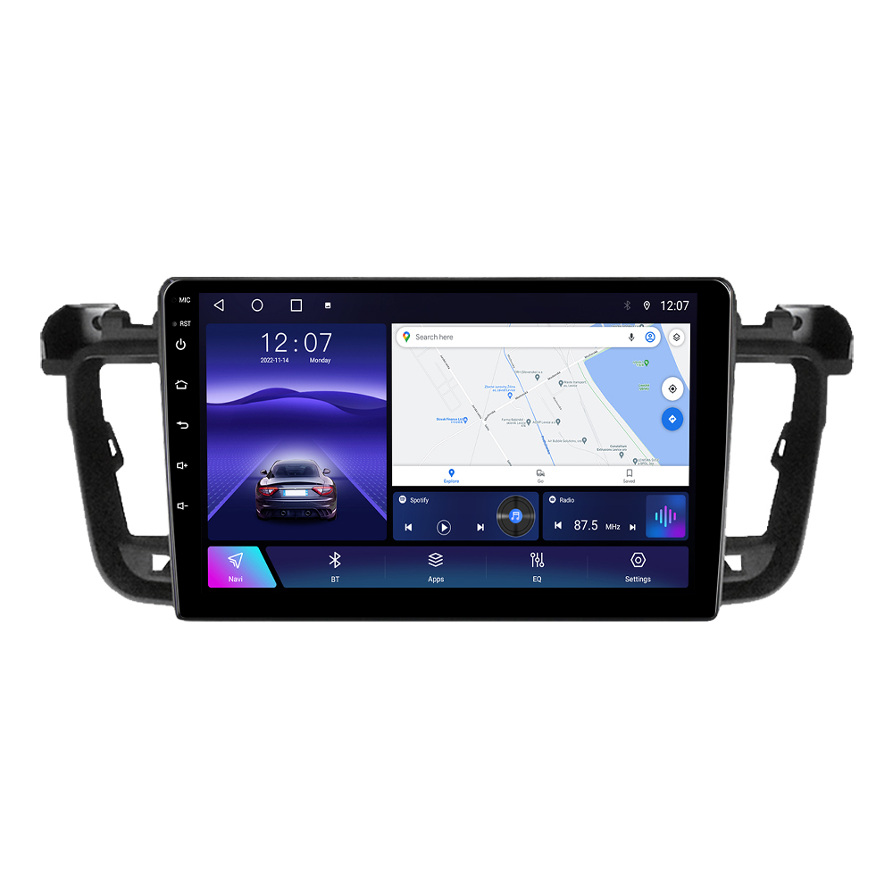 Navigatie dedicata Peugeot 508 2010-2018, 4 GB RAM 32 ROM, Android 13, Display QLED, 9",DSP, Carplay, Android Auto, Internet, Youtube , Waze , WI-FI , USB , Bluetooth [2]