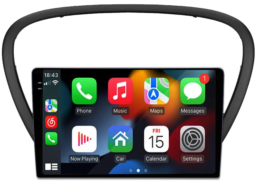 Navigatie dedicata Peugeot 607 2004-2010, 12GB RAM 256GB ROM, Android 13, Rezolutie 2K, Display QLED, 9", DSP, Carplay, Android Auto, Internet, Youtube, Waze, Wi Fi, USB [2]