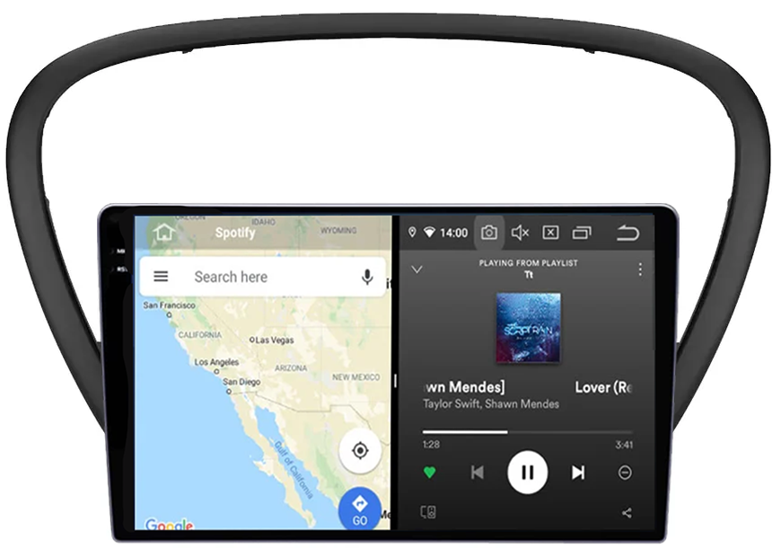 Navigatie dedicata Peugeot 607 2004-2010, 12GB RAM 256GB ROM, Android 13, Rezolutie 2K, Display QLED, 9", DSP, Carplay, Android Auto, Internet, Youtube, Waze, Wi Fi, USB [4]