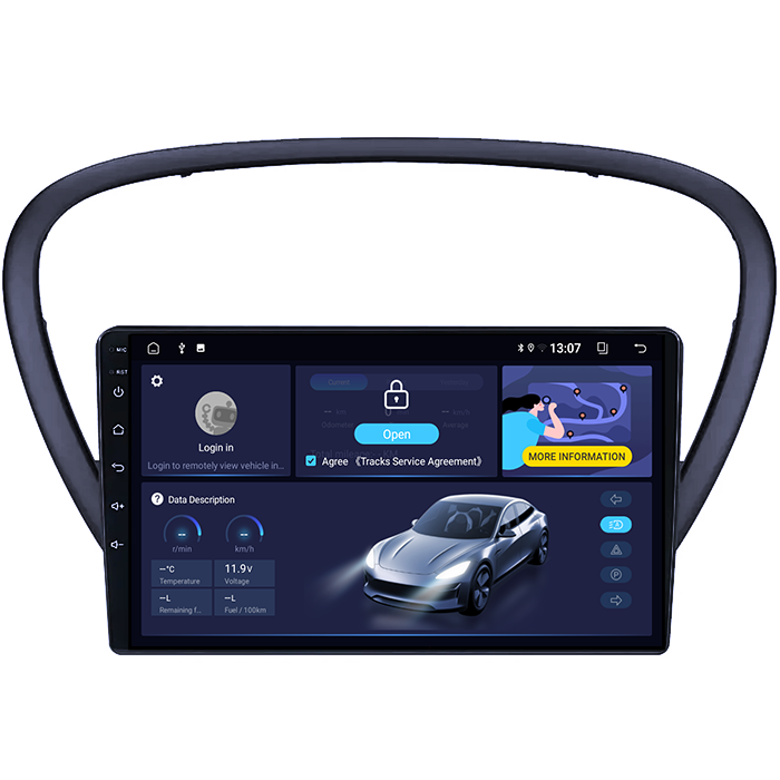 (Resigilata) Navigatie dedicata Peugeot 607 2004-2010, 2GB RAM 32GB ROM, Quad Core, Display 9" IPS Full HD, Carplay, Android 13, Bluetooth, Magazin Play, Suport camere AHD [9]