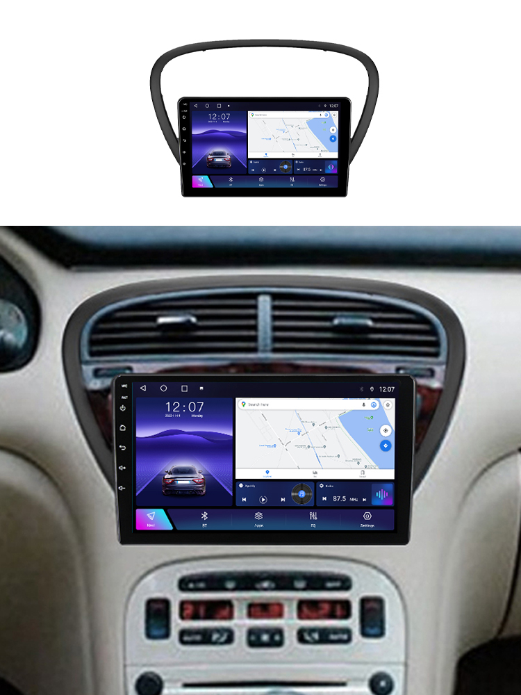 (Resigilata) Navigatie dedicata Peugeot 607 2004-2010, 2GB RAM 32GB ROM, Quad Core, Display 9" IPS Full HD, Carplay, Android 13, Bluetooth, Magazin Play, Suport camere AHD [6]
