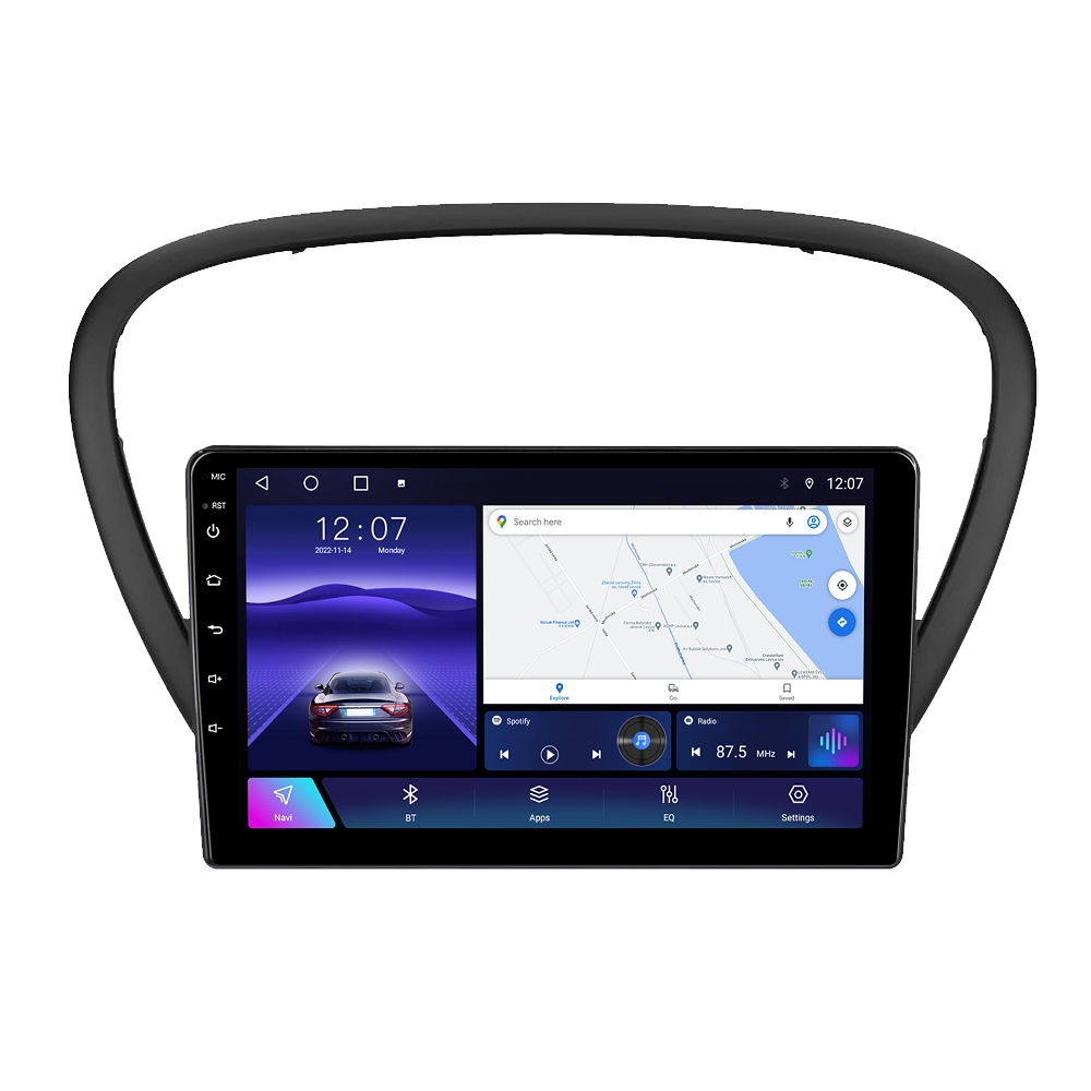 (Resigilata) Navigatie dedicata Peugeot 607 2004-2010, 2GB RAM 32GB ROM, Quad Core, Display 9" IPS Full HD, Carplay, Android 13, Bluetooth, Magazin Play, Suport camere AHD [2]